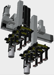 Systèmes multi axes à façon XZZ